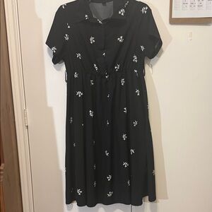 4 for $20 💐Black Floral Women's Dress
